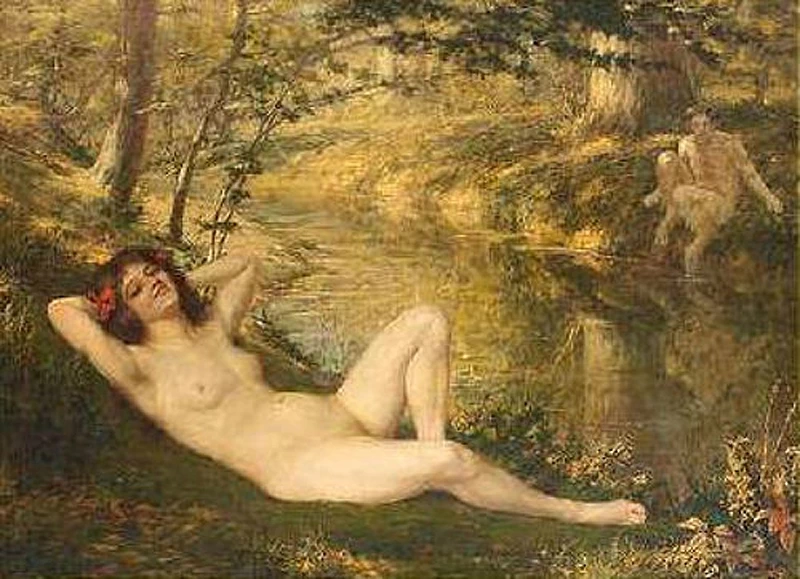 La donna che ride e il satiro